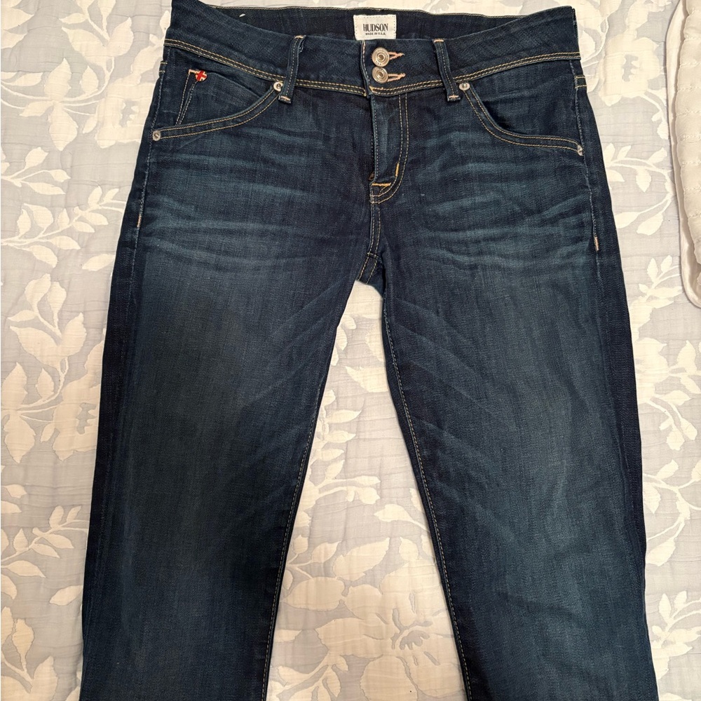 Hudson Jeans Beth Baby Bootcut Dark Wash
